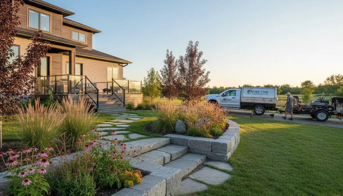 Minneapolis, MN landscaping team providing professional lawn care and property maintenance services