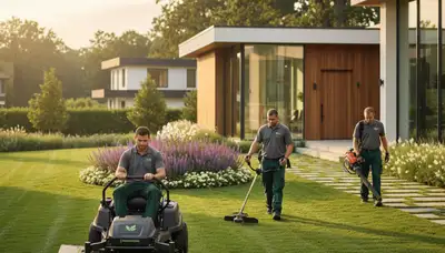 Professional lawn care service in Minneapolis MN creating healthy green lawns by Chop Chop Landscaping