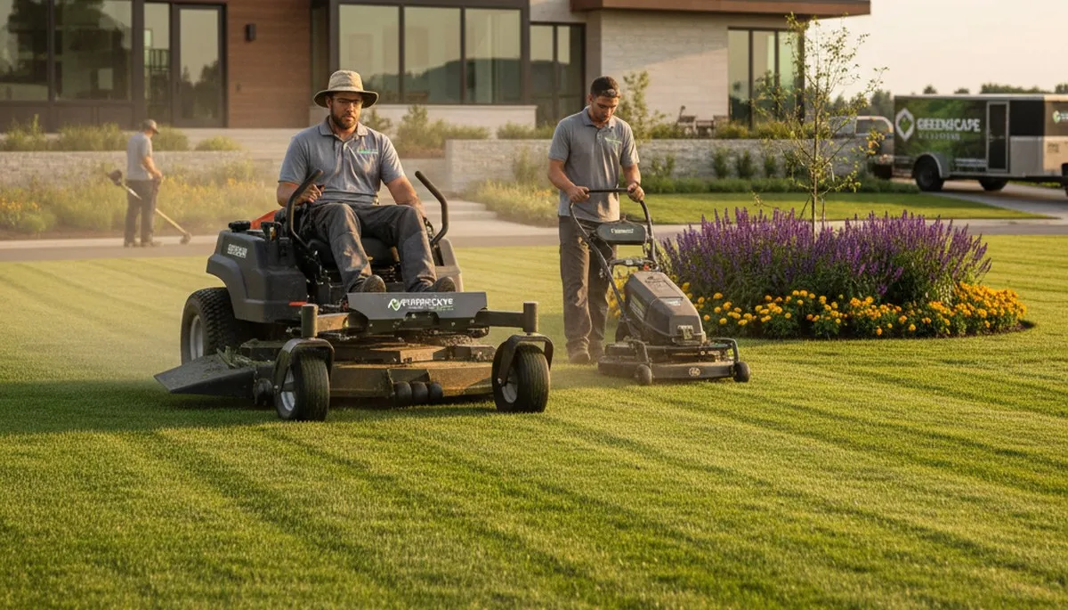 Professional lawn mowing service in Minneapolis, MN by Chop Chop Landscaping