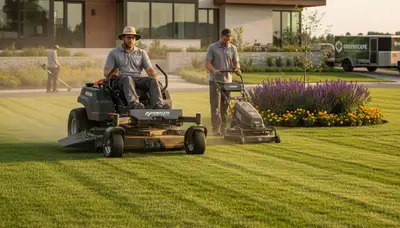 Professional lawn mowing service in Minneapolis, MN by Chop Chop Landscaping