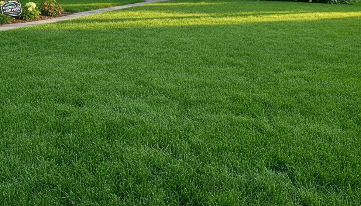 Lush green lawn after professional landscaping and lawn care service in Minneapolis, MN